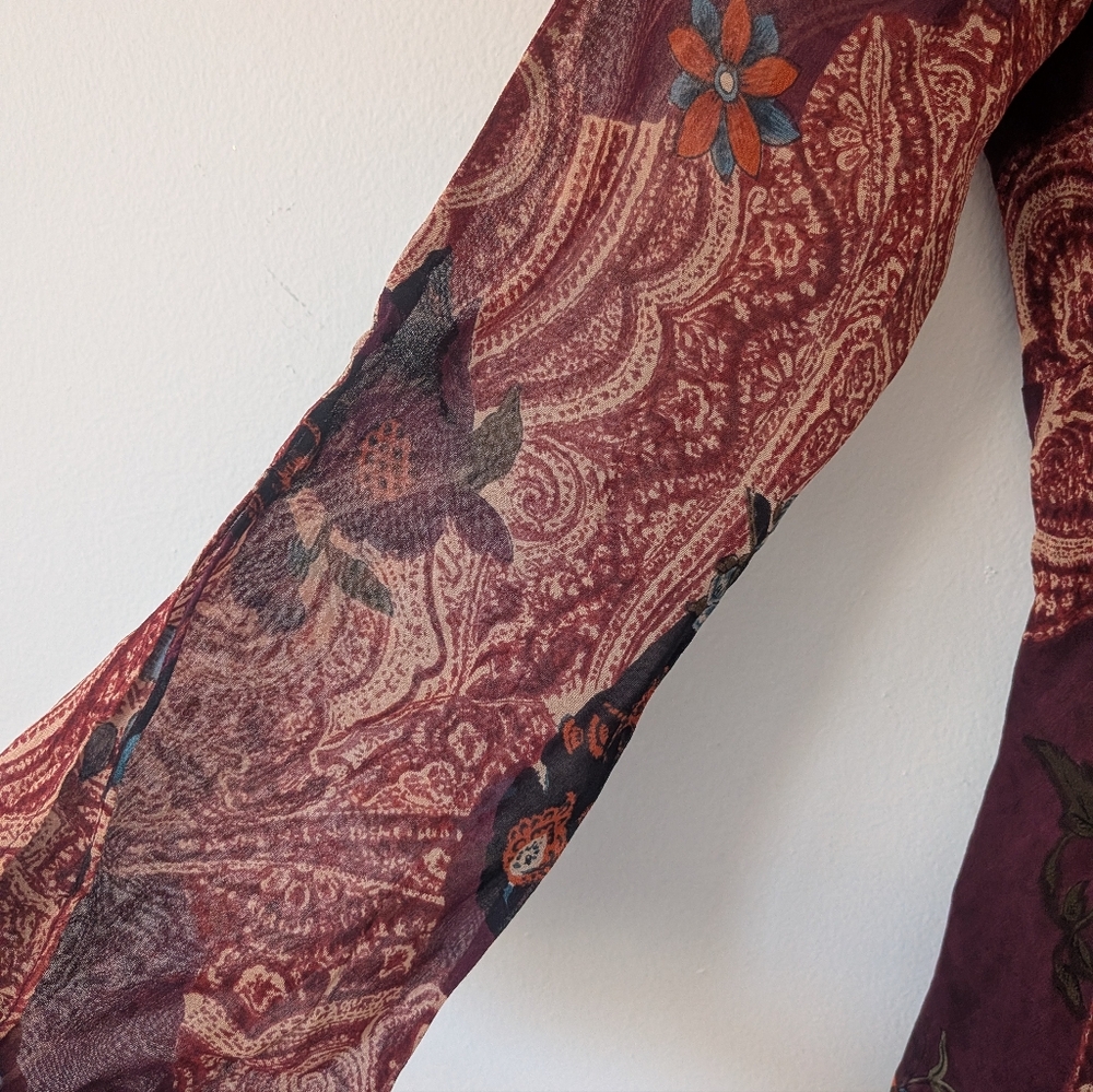 Chaudry KC Beaded Asymmetrical Hem Long Sleeve Dress - Picture 6 of 9